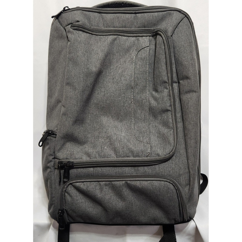 eBags Professional Slim Laptop Backpack Gray Heathered‎ Commuter Bag EB2146-16